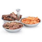 3-Compartment S/S Condiment Server, 12 oz Total