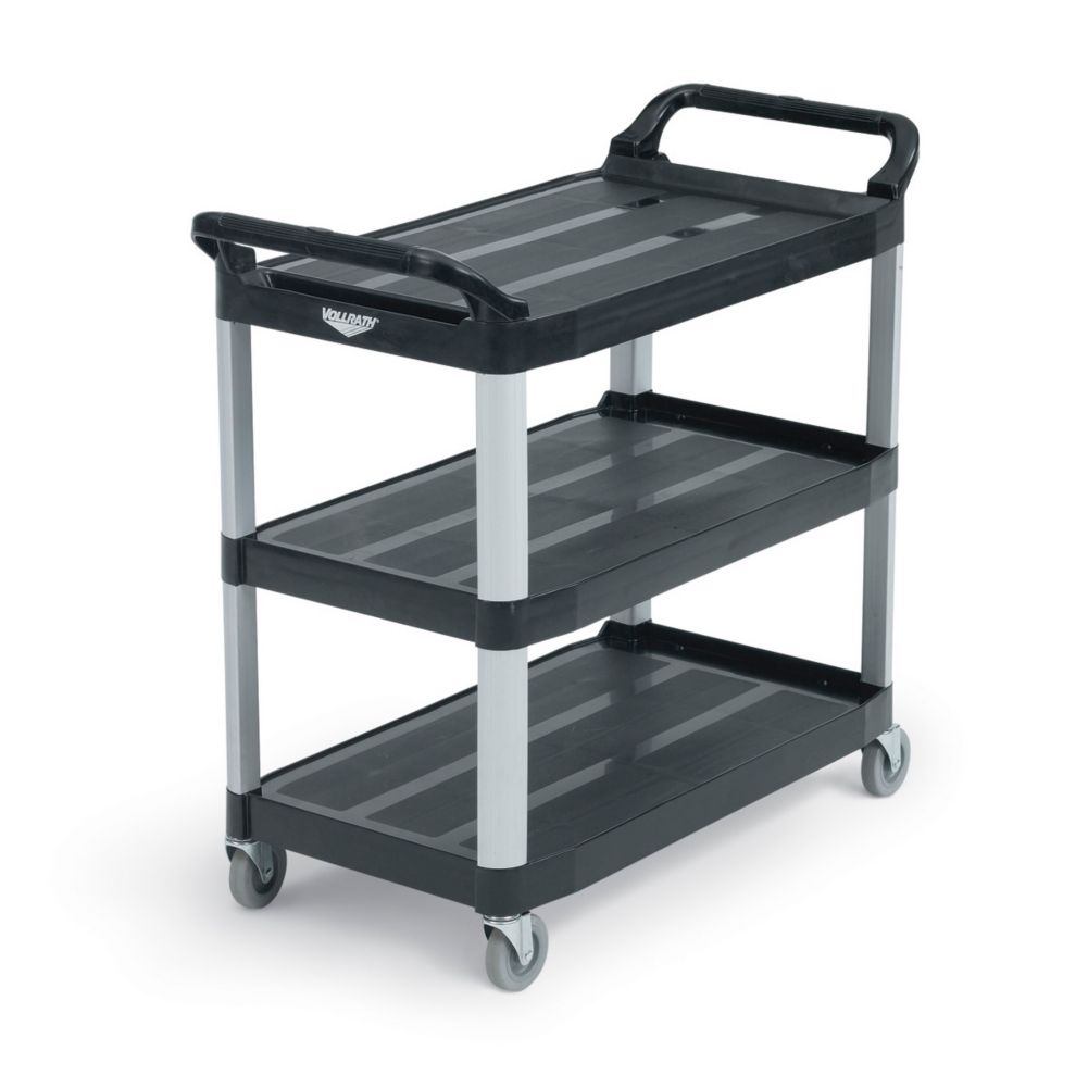 Vollrath Black 40" Multi-Purpose Plastic Cart