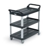 Vollrath Black 40" Multi-Purpose Plastic Cart