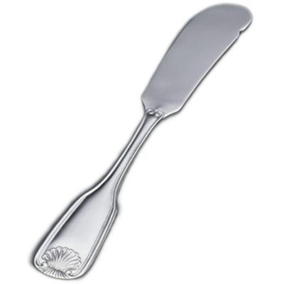 Mariner Mirror Finish S/S Solid Handle Butter Knife, 6-1/8"