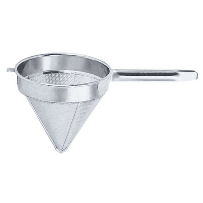 Adcraft&reg; Stainless Steel 8" Coarse Mesh China Cap Strainer