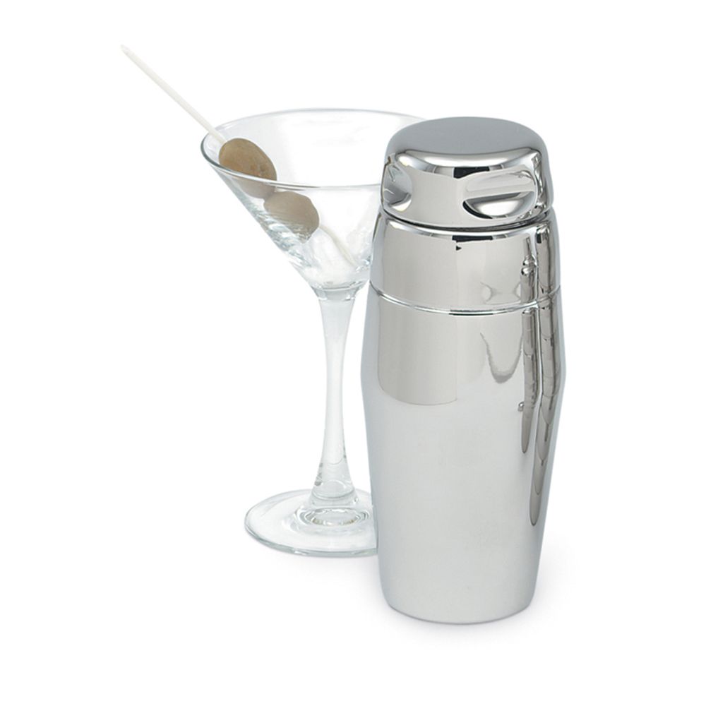 Vollrath Contemporary 3-Piece Mirror Finish 22 oz Cocktail Shaker Set