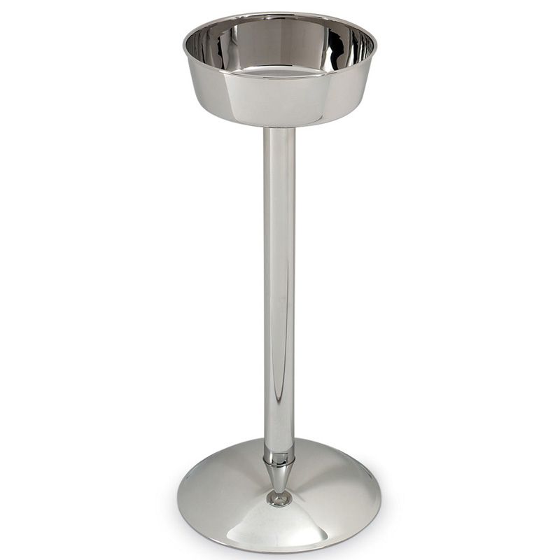 Mirror Finish S/S Single Bottle Wine Bucket Stand