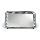 Esquire Mirror Finish S/S Rect. 21x14-1/4" Fluted Tray
