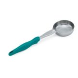Jacob's Pride Heavy-Duty Round Solid S/S 6 Oz Spoodle w/ Teal Handle