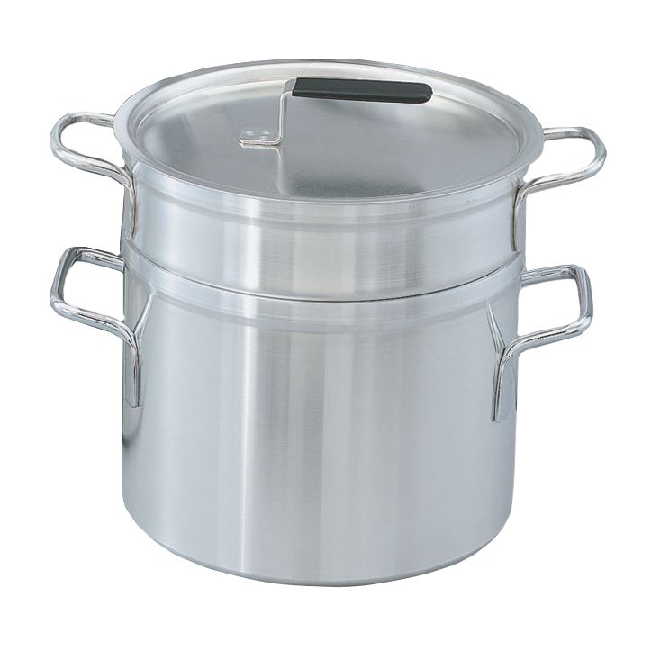 Aluminum Double Boiler w/ 11 Qt Inset and 12 Qt Pot