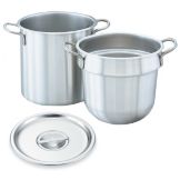 Vollrath S/S 11.5 Qt Double Boiler Set w/ 11 Qt Inset