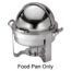 Oneida Noblesse Food Pan for 4 Qt Round 90° Roll Top Chafers Oneida Noblesse Food Pan for 4 Qt Round 90° Roll Top Chafers