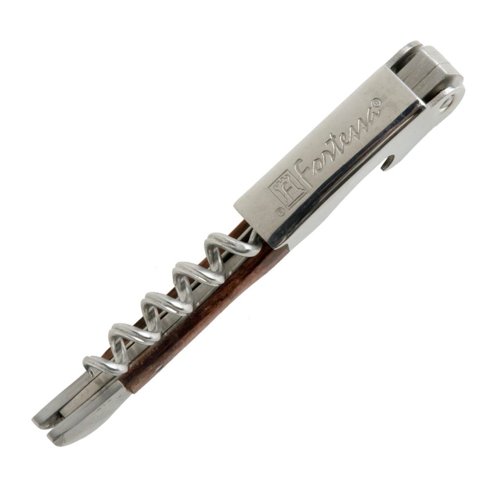 Fortessa S/S Wood Handle Somelier Bottle Opener w/ Case