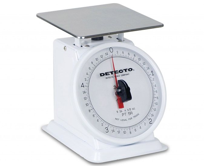 Detecto&reg; Enamel Finish Fixed Dial 32 Oz Portion Scale