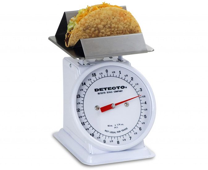 Detecto&reg; Enamel Finish Fixed Dial 32 Oz Portion Scale