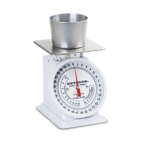 Detecto&reg; Petite Top Loading Overrun Ice Cream Scale w/ Cup