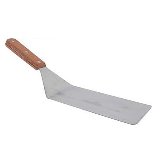 Wood Handle Large Hamburger Turner w/ S/S Blade, 16"