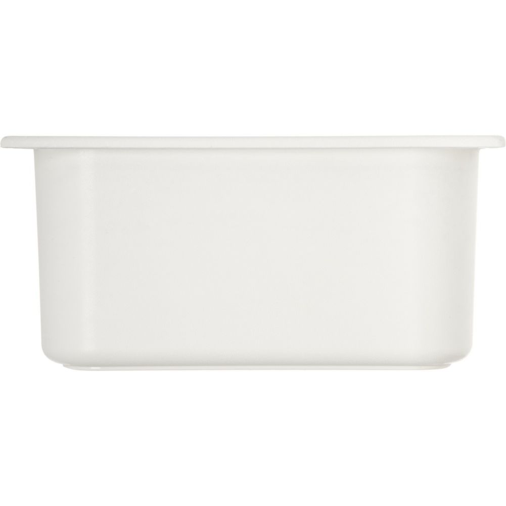 Carlisle&reg; Coldmaster Third-Size Divided Coldpan, White, 1.7 Qt
