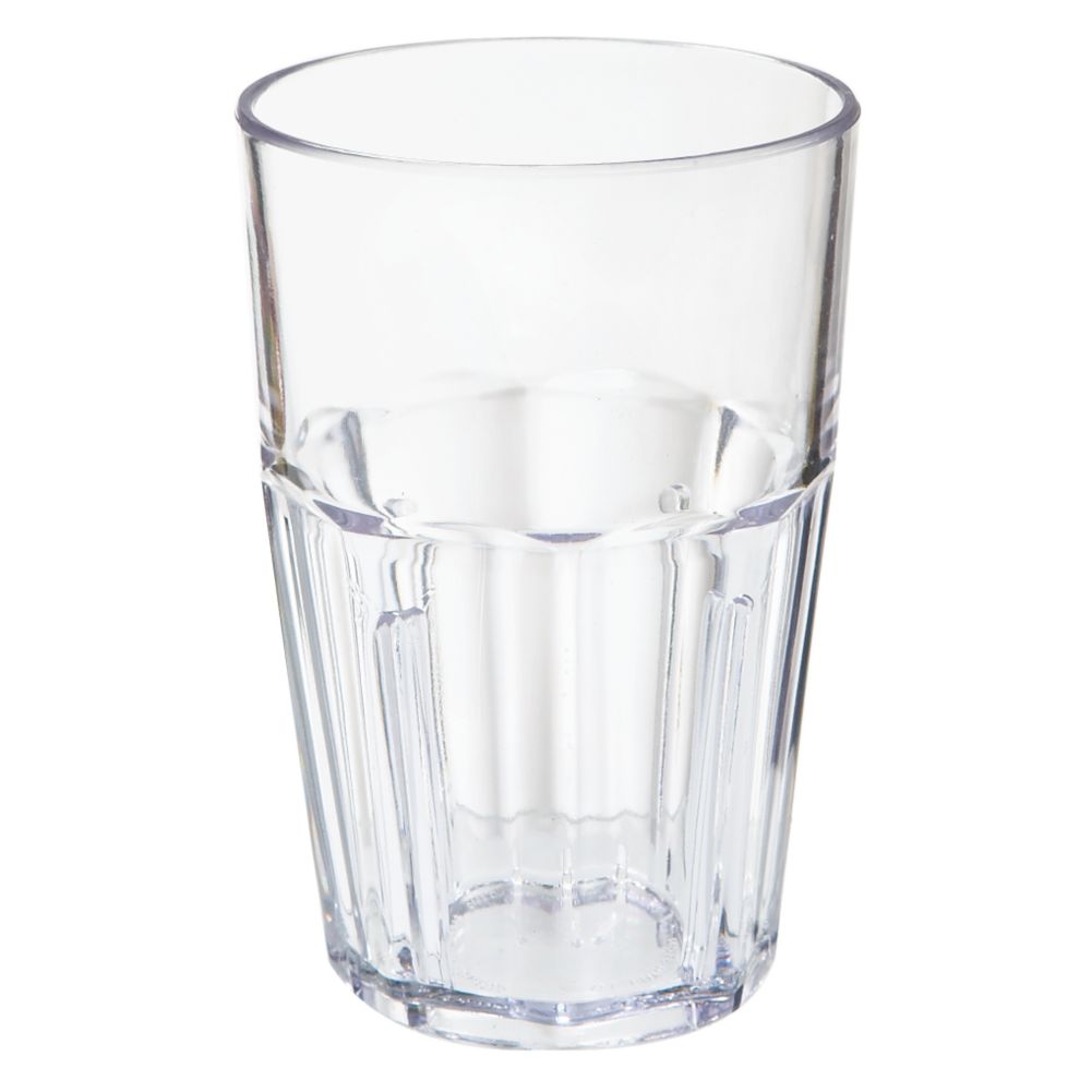 G.E.T. Bahama&trade; Clear SAN Plastic Double Rocks 10 Oz Tumbler