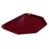 Carlisle&reg; Cafe Trapezoid Tray, Burgundy