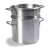 Double Boiler, Aluminum, 12 Qt