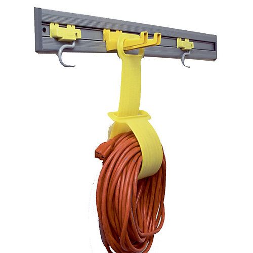 Rubbermaid Yellow 3-Piece Closet Organizer Hook Kit