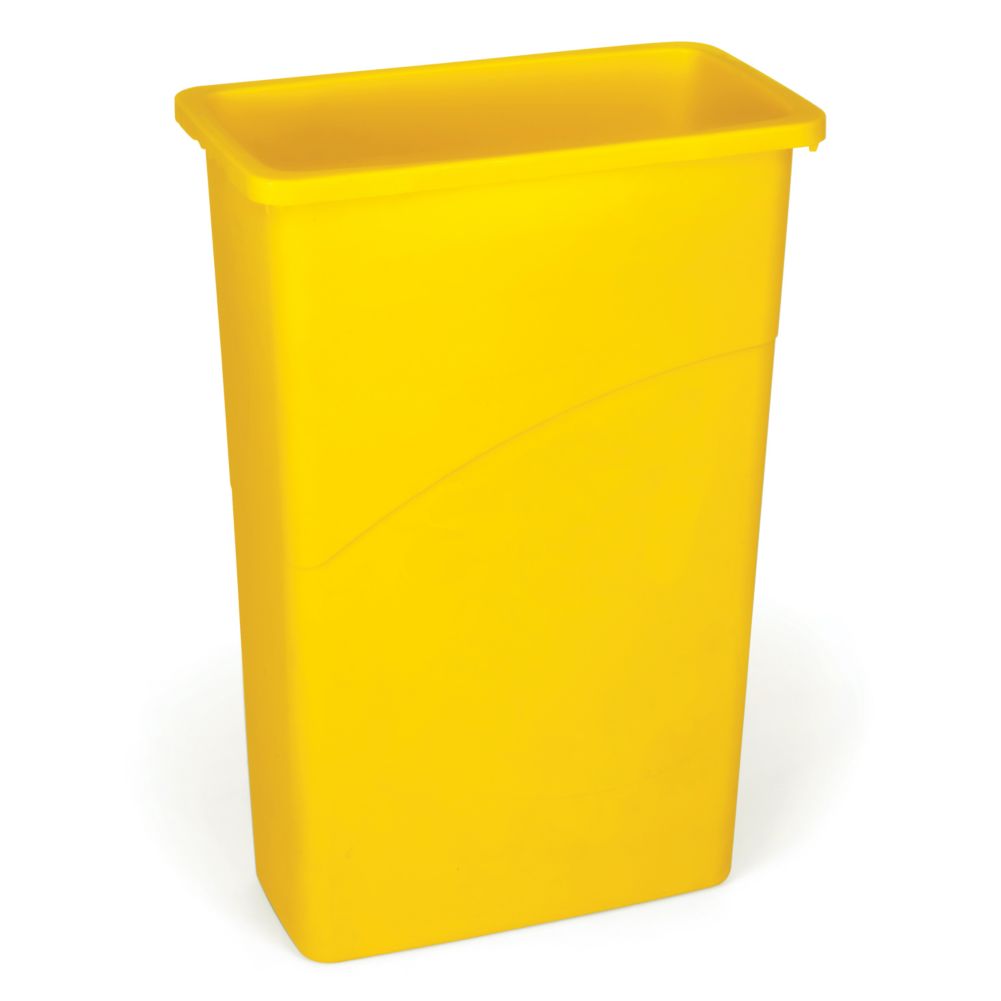 Rubbermaid Slim Jim&reg; Yellow 23 Gal Container