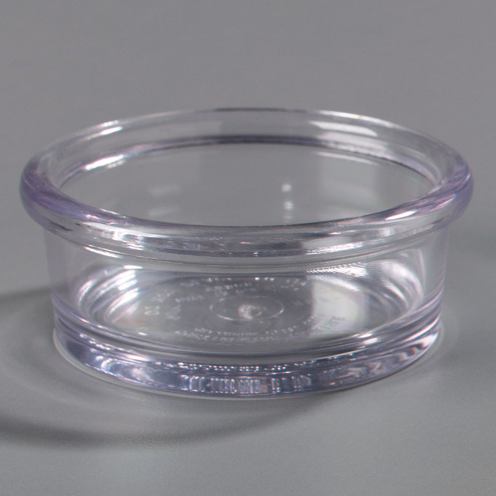 Carlisle 2.5 oz Clear Plastic Ramekin
