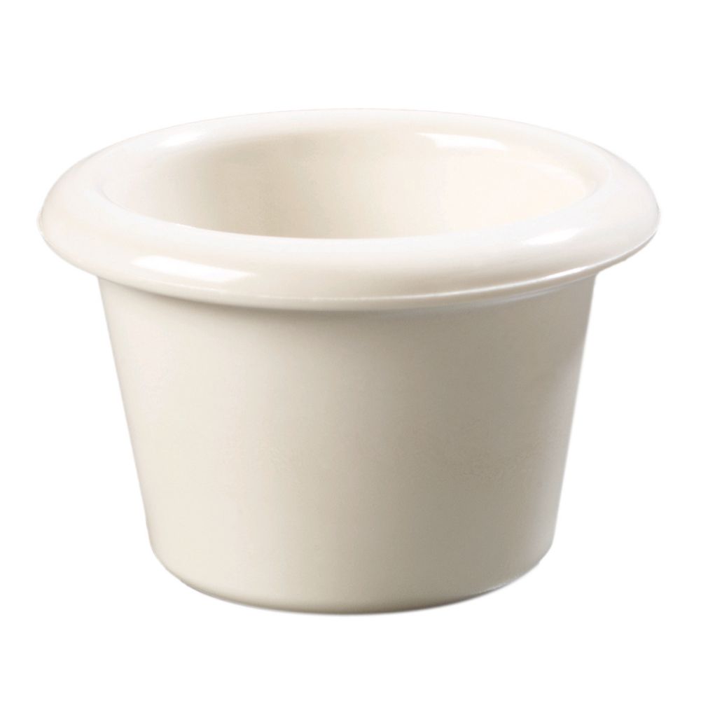 Carlisle&reg; Smooth Melamine Ramekin, Bone, 1.8 oz