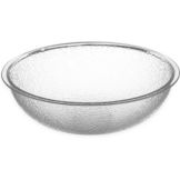 Round Pebbled Bowl, Clear, 18 Qt