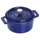 Staub USA Royal Blue 0.25 qt Mini Round Cocotte