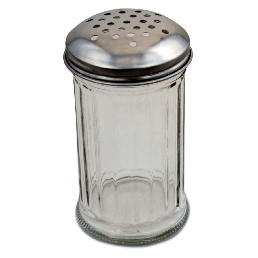 Browne Foodservice 12 Oz Plastic Cheese Shaker w/ S/S Perforated Top