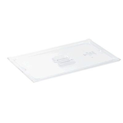 Super Pan 3 1/3 Size Low Temp Solid Plastic Pan Cover, Clear