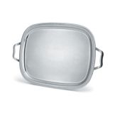 Elegant Reflections S/S17-7/8 x 13-7/8" Tray w/ Handles
