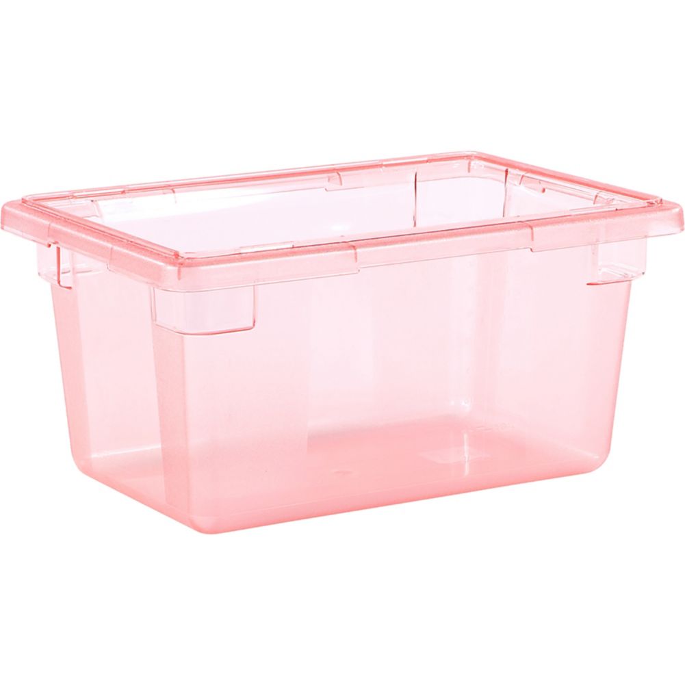 Carlisle StorPlus&trade; 3.5 Gal Red 12" x 18" x 9" Food Storage Box
