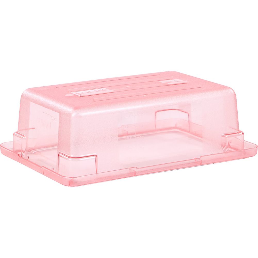 Carlisle StorPlus&trade; 3.5 Gal. Red 12" x 18" x 6" Food Storage Box