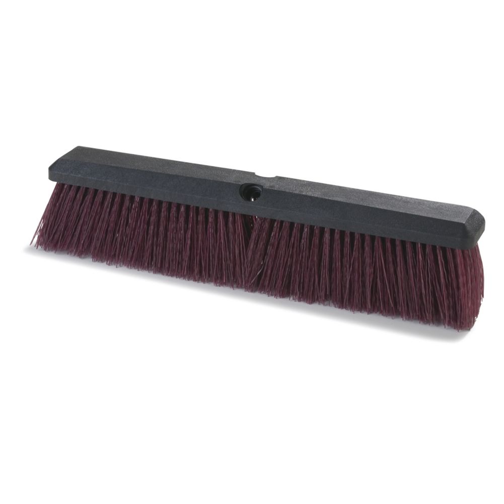 Carlisle Flo-Pac&reg; Heavy Floor Sweep For Broom, Maroon, 24"