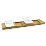 Front Of The House&reg; Nami&trade; Bamboo 4 Compartment Tray