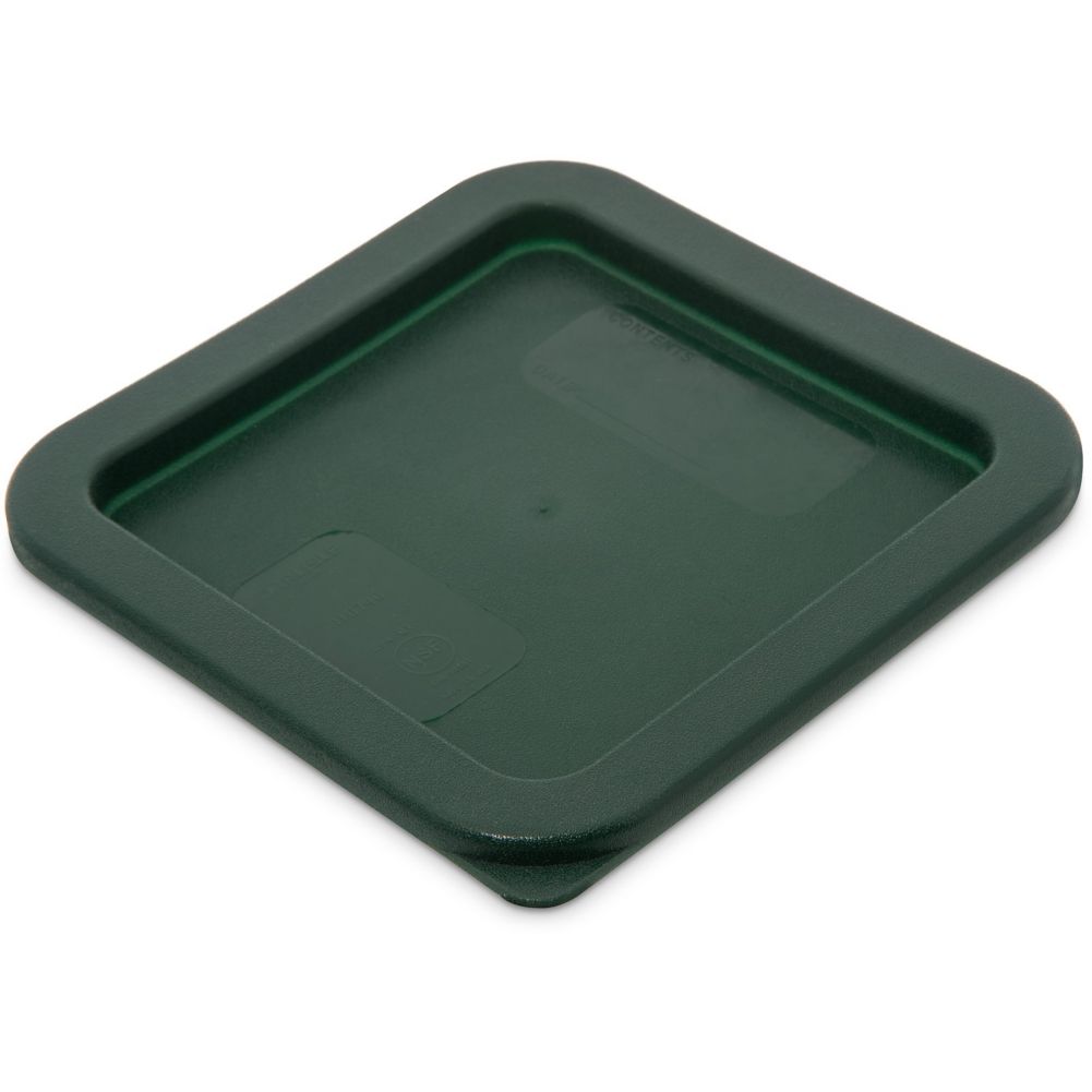 Carlisle Green Lid For 2 - 4 Qt StorPlus&trade; Square Storage Container