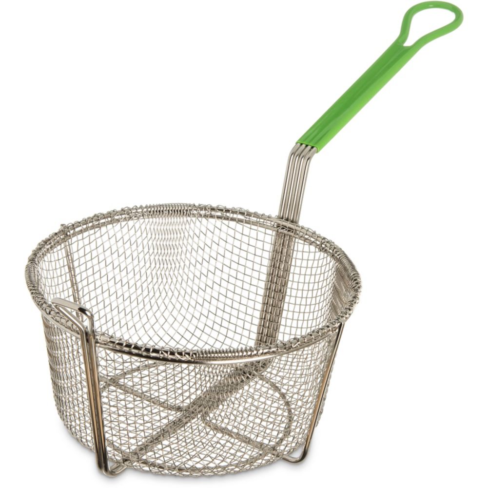 Carlisle S/S, 9-3/4" Diam Round Fryer Basket