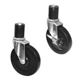 Advance Tabco 5" dia. Work Table Rubber Caster Set