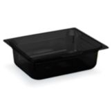 Vollrath Black Half Size Super Pan 3&reg; 11 Qt. Plastic Pan