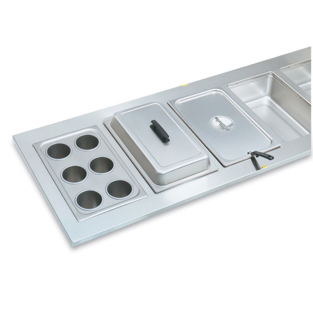 Vollrath&reg; Six Opening S/S Adaptor Plate
