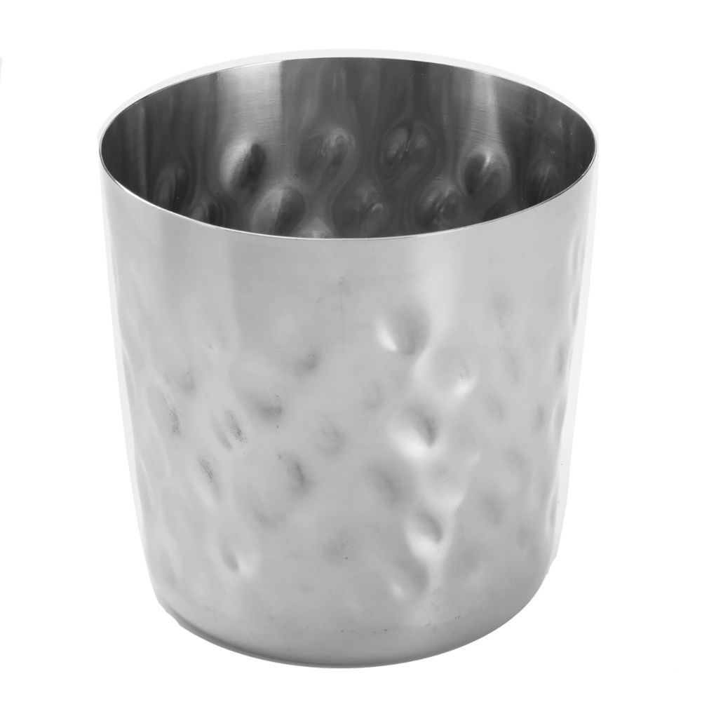 American Metalcraft Hammered Finish S/S Fry Cup