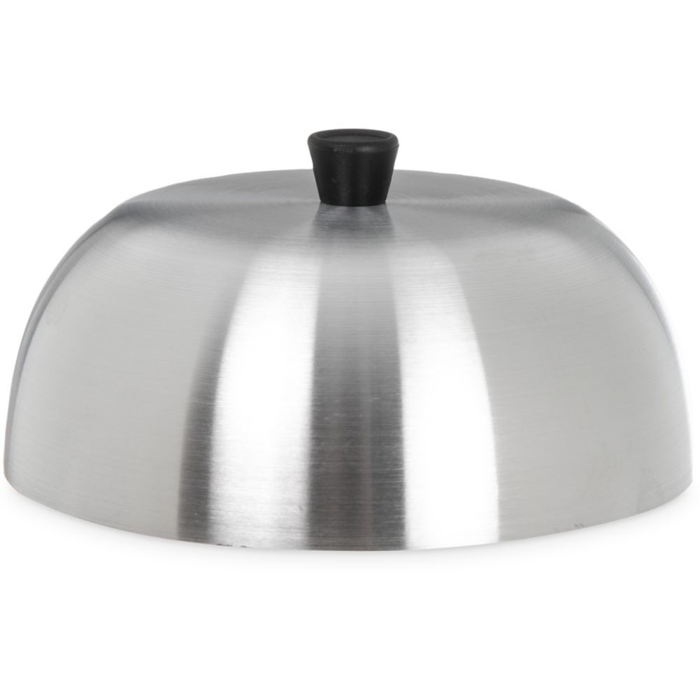 Carlisle&reg; 6" Round Aluminum Burger Cover