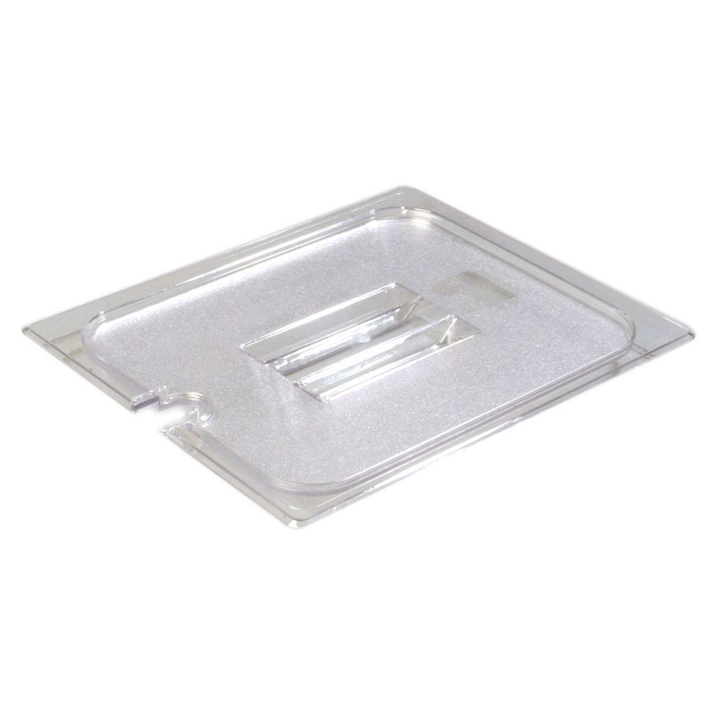 Handled And Notched Half Size Smart Lid, Clear