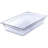 Full Size Food Pan, Clear, 4" Deep