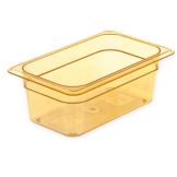 Top Notch&reg; 1/4 Size Food Pan, Amber, 2.8 Qt