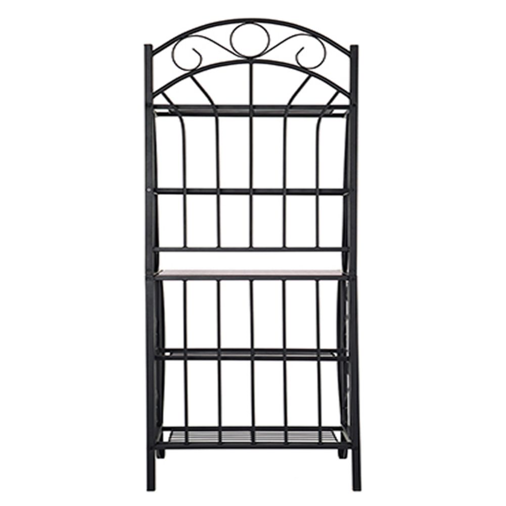 Boraam Velencia Black Bakers Rack