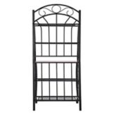 Boraam Velencia Black Bakers Rack