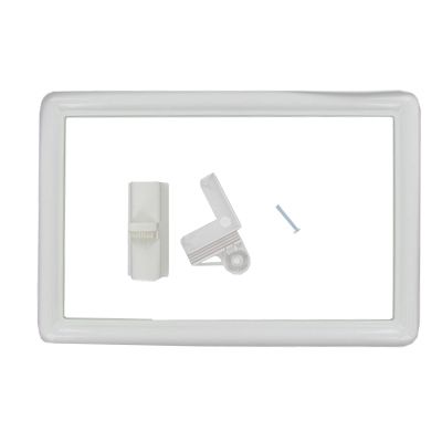 Clamp-Swing Pricing White Side View Sign Holder