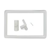 Clamp-Swing Pricing White Side View Sign Holder