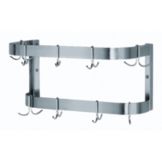 Wall Mounted S/S Pot Rack, 48 X 12 X 12