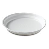 Dinex&reg; High Heat 1-Compartment Disposable 7-3/4" Entree Dish